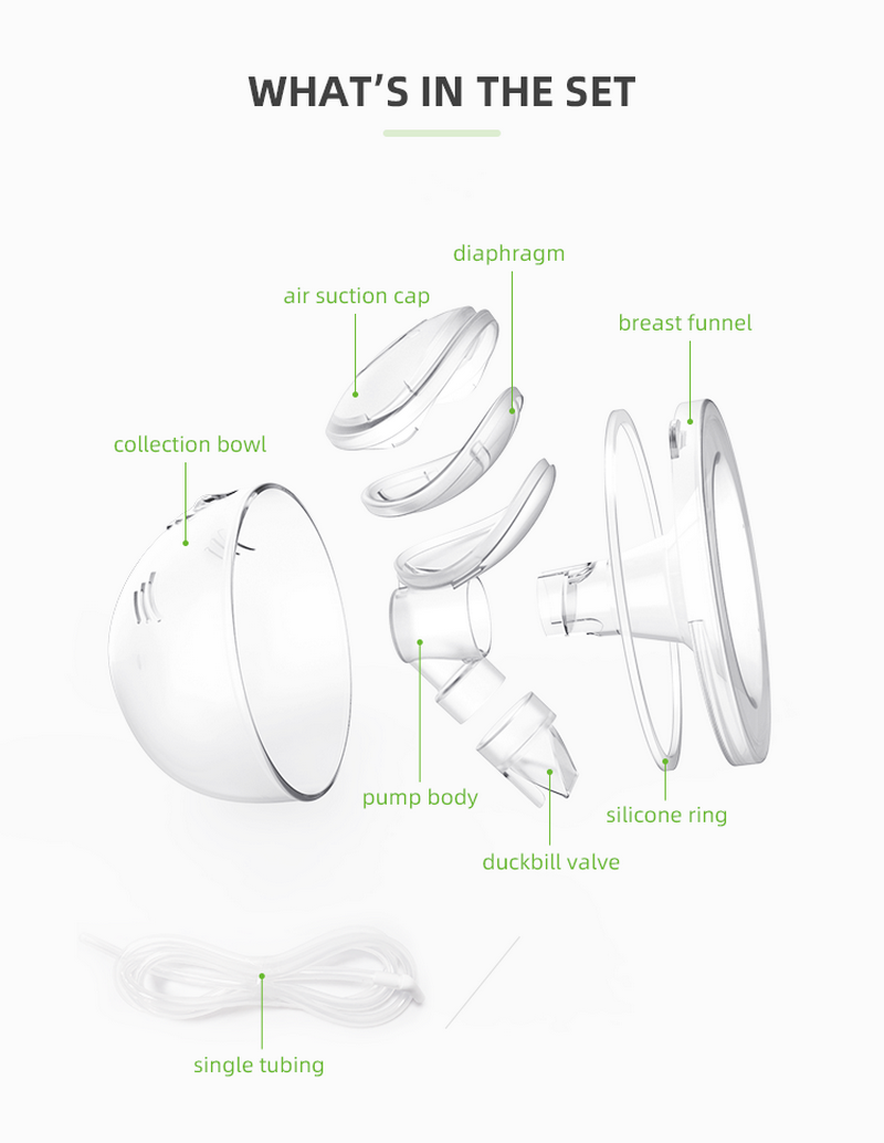 breast pump portable wireless wearable breast pump with touchscreen lcd display, rechargeable hands free breast pump electric with 3 modes & 9 levels 4