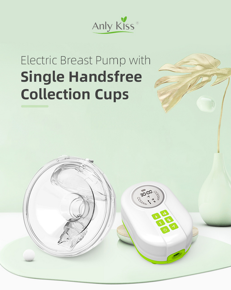 breast pump portable wireless wearable breast pump with touchscreen lcd display, rechargeable hands free breast pump electric with 3 modes & 9 levels 7